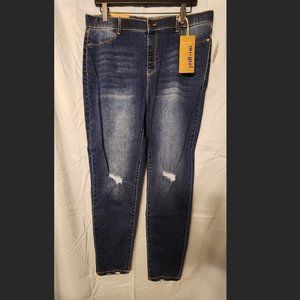 Ripped Skinny Jeans - Jeggings